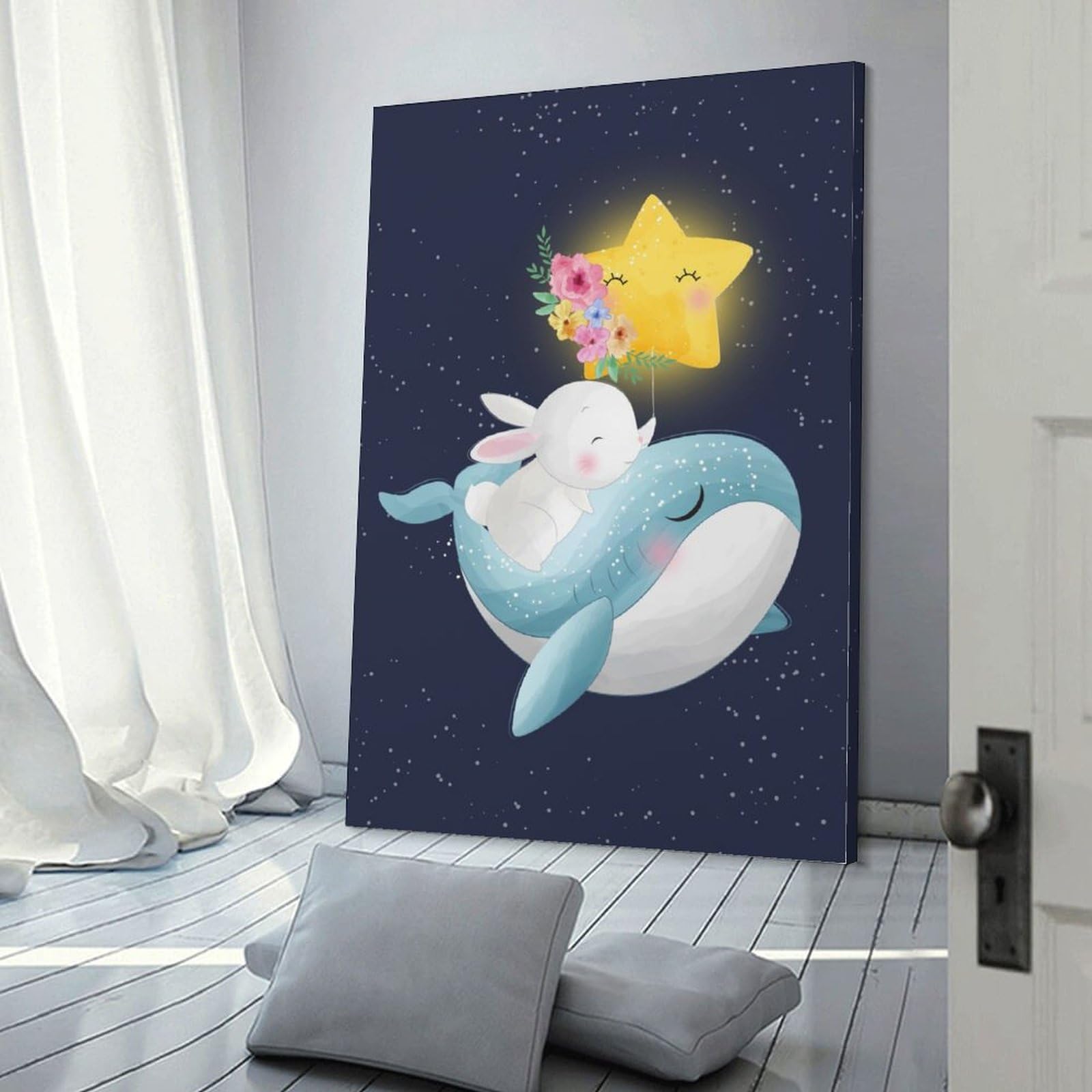 退屈とうさぎの孤独　 限定20部　絵画　版画　リビング　室内　インテリア　部屋 Amazon.co.jp: [おぱんちゅうさぎ-うれしさ] キャンバス 絵画 絵